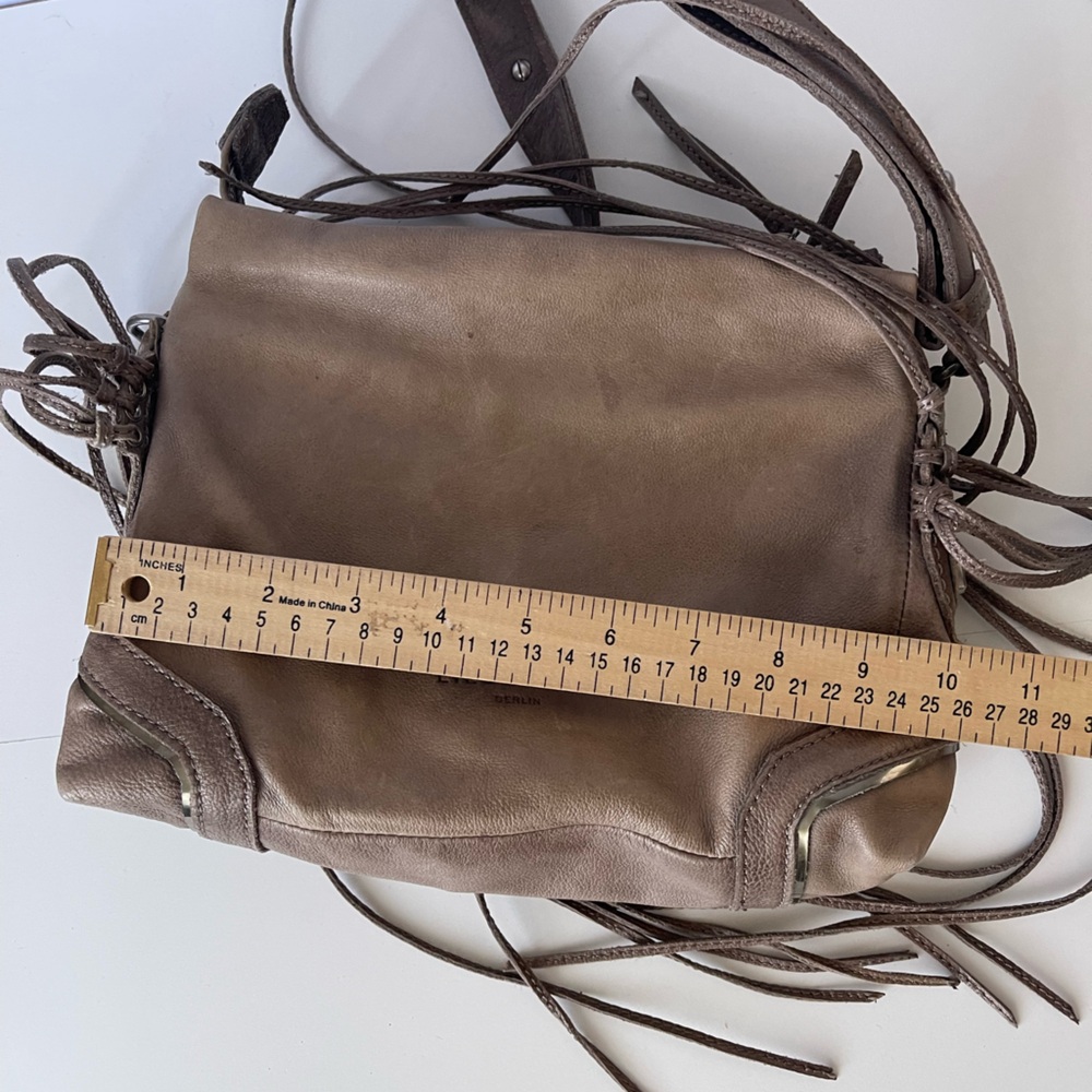 Liebskind Berlin Sapporo Leather Tassel Bag Rhino Brown - Picture 7 of 13